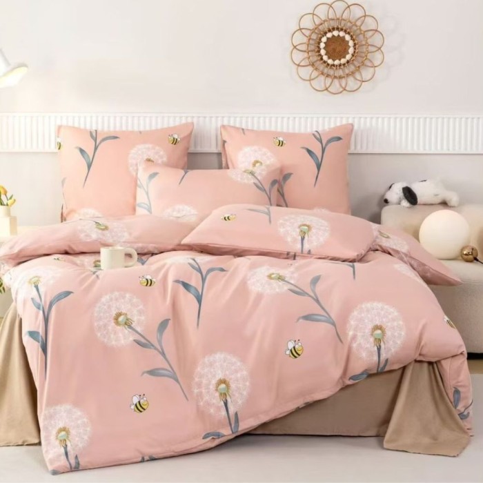 Pościel Satynowa z Mikrofibry 160x200 Dwustronna Elena 590 3cz