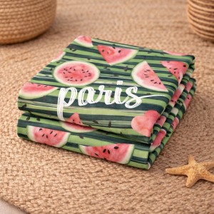 Ręcznik plażowy 70x140 arbuzy szybkoschnący-2