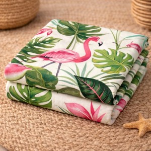 Ręcznik plażowy 70x140 flaming szybkoschnący-2