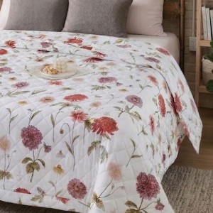 Kołdra Letnia Antyalergiczna Drukowana 160x200 Cienka Lekka Piknik Kwiatowa Łąka