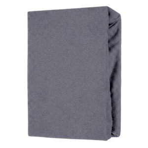 Prześcieradło frotte z gumką 200x220 grafitowe M70-2