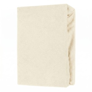 Prześcieradło frotte z gumką 200x220 ecru 02-3