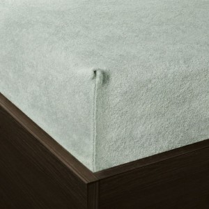 Prześcieradło frotte z gumką 200x220 oliwkowe M13-4