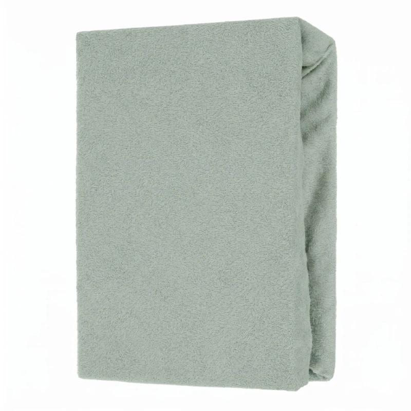 Prześcieradło frotte z gumką 200x220 oliwkowe M13-3