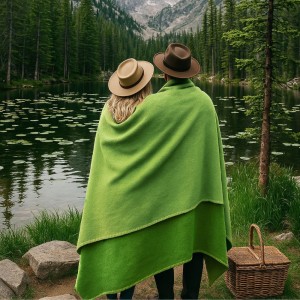 Koc Moca Design 150x200 Doubleface green,