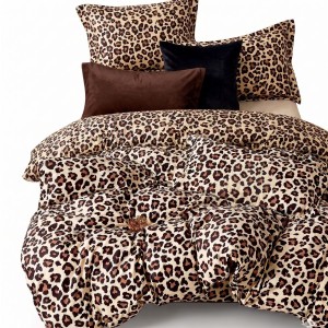 Elegancka Pościel Bawełniana 160x200 3 el. Savannah Dream CW-2064 na białym tle
