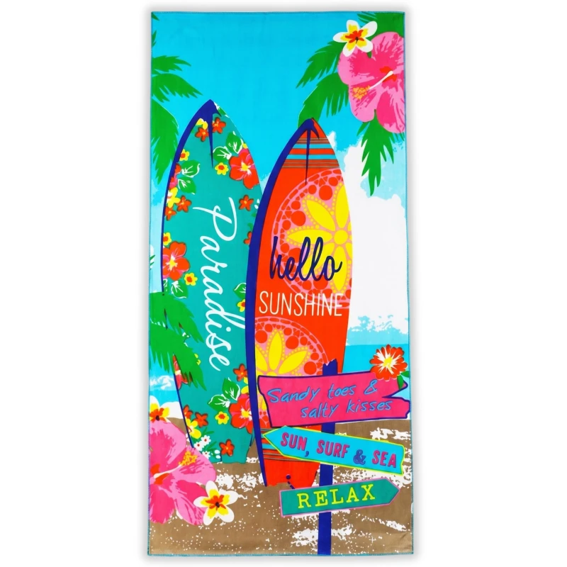 Ręcznik Plażowy z Mikrofibry 70x140 Relax Szybkoschnący Basen Spa 4
