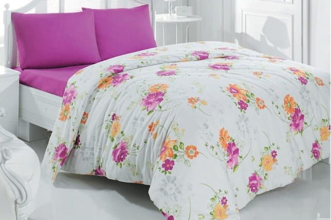 Pościel Bawełniana 200x220 FLOWERS V1 Sarev