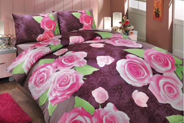 Pościel bawełniana Hobby ISABEL VIOLET 200x220