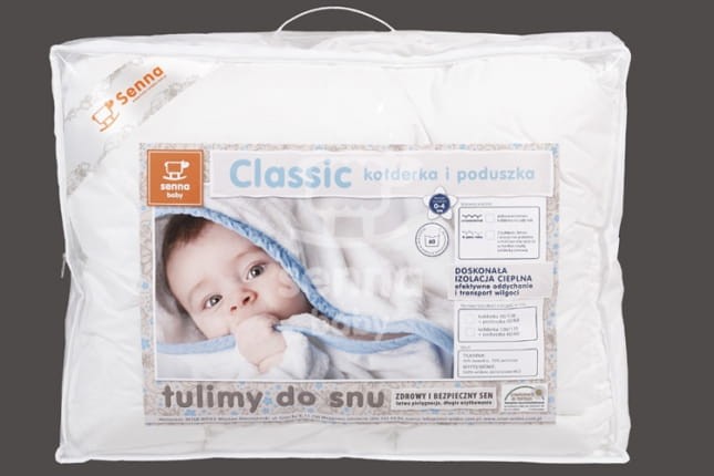 Kołdra dziecięca Classic 90x120 + poduszka 40x60 Inter-Widex