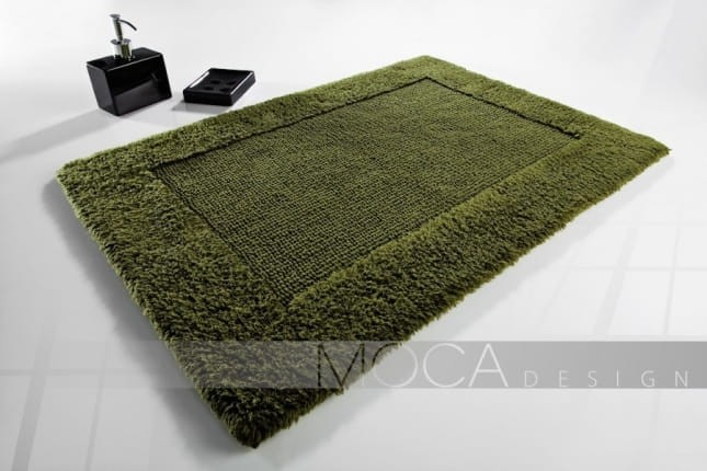 Dywanik łazienkowy MOCA DESIGN oliwkowy 60x100