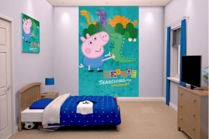 Tapeta dla dzieci 3D Walltastic - Peppa Pig George1