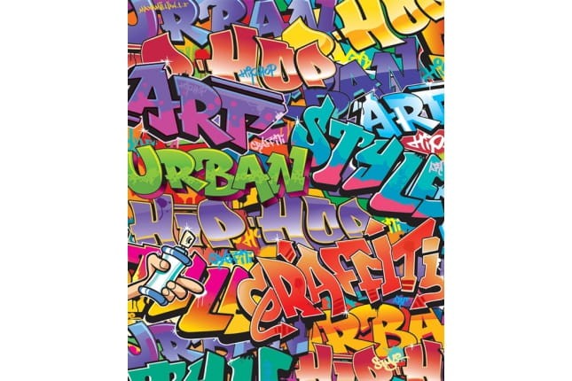 fototapety dla dzieci 3D - Graffiti madley.pl