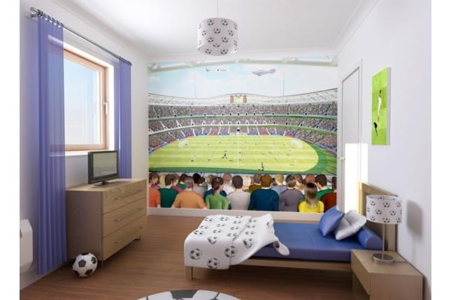 Tapeta dla dzieci 3D Walltastic - Football Crazy_1