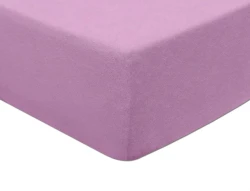 Prześcieradło frotte z gumką 200x220 wrzosowe FD11-20
