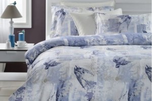 Pościel satynowa Sarev Adney V1 200x220 komplet 6-częściowy