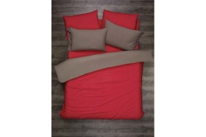 Pościel bawełniana 200x220 Red and Caffe Kupon 1