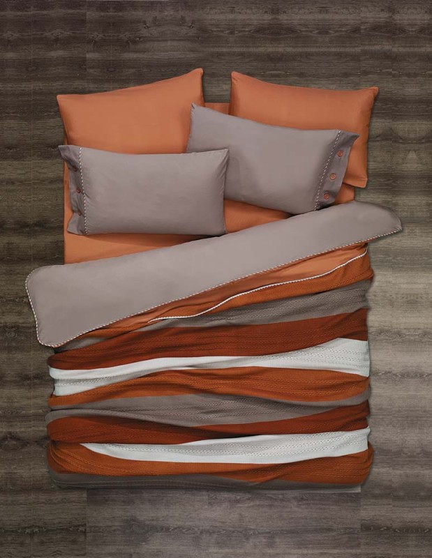 Pościel bawełniana + Koc Hardal and Tas Kupon 200x220