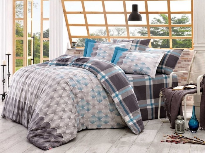 Pościel Bawełniana 200x220 Belan Grey Hobby