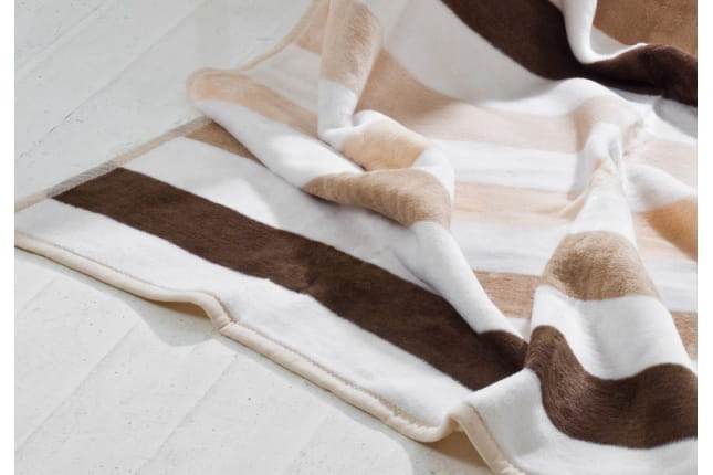 Koc Moca Design 150x200 cm Stripes beige1